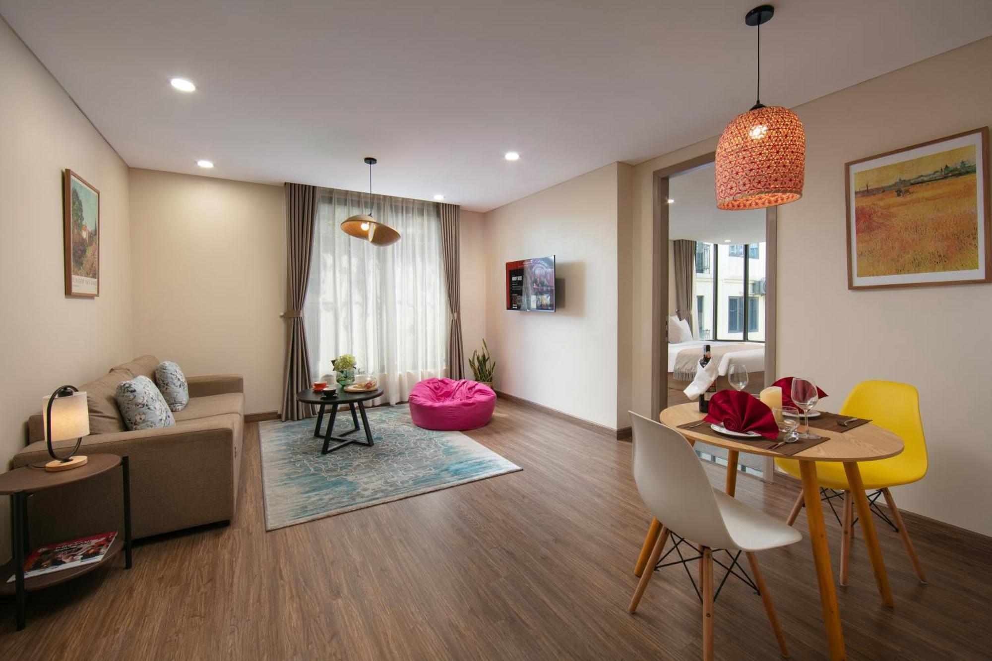 Hb Serviced Apartment - Lac Long Quan Hanoi Luaran gambar
