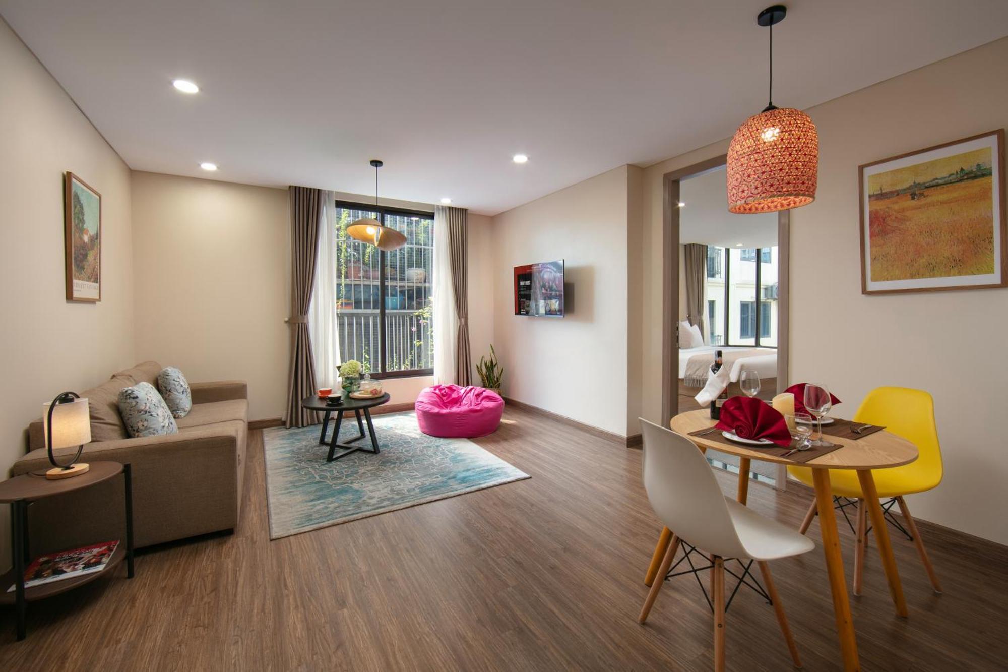 Hb Serviced Apartment - Lac Long Quan Hanoi Luaran gambar