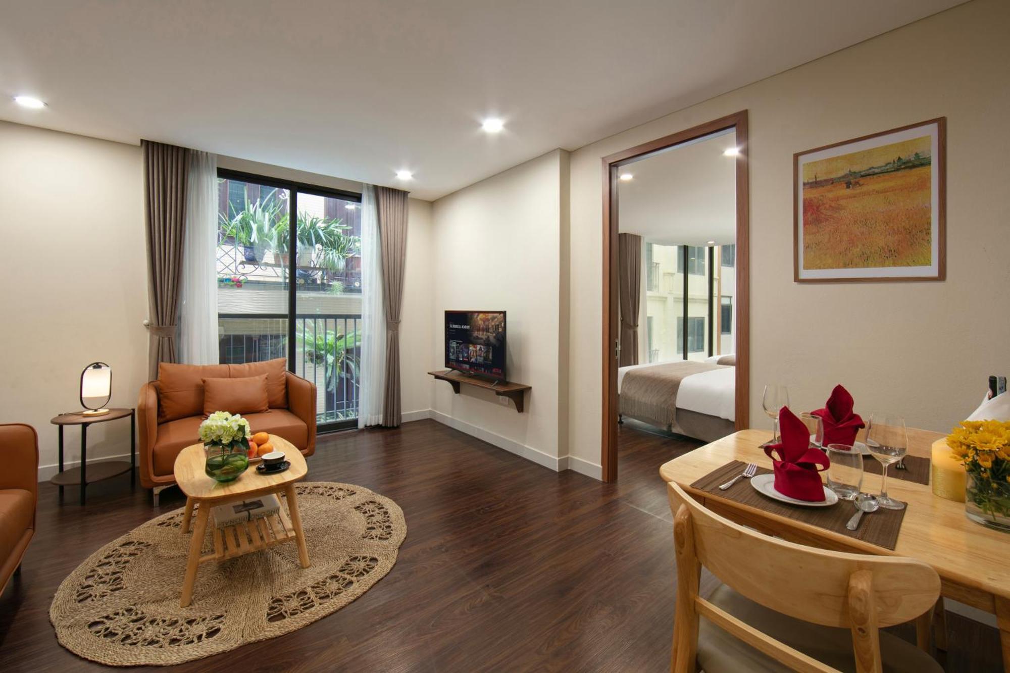 Hb Serviced Apartment - Lac Long Quan Hanoi Luaran gambar